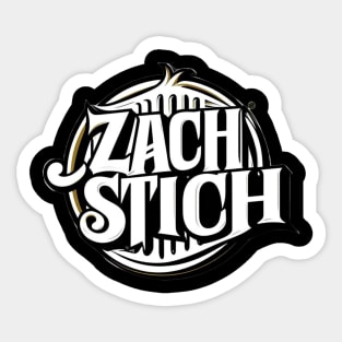Zach Stich Big Logo Shirt Sticker
